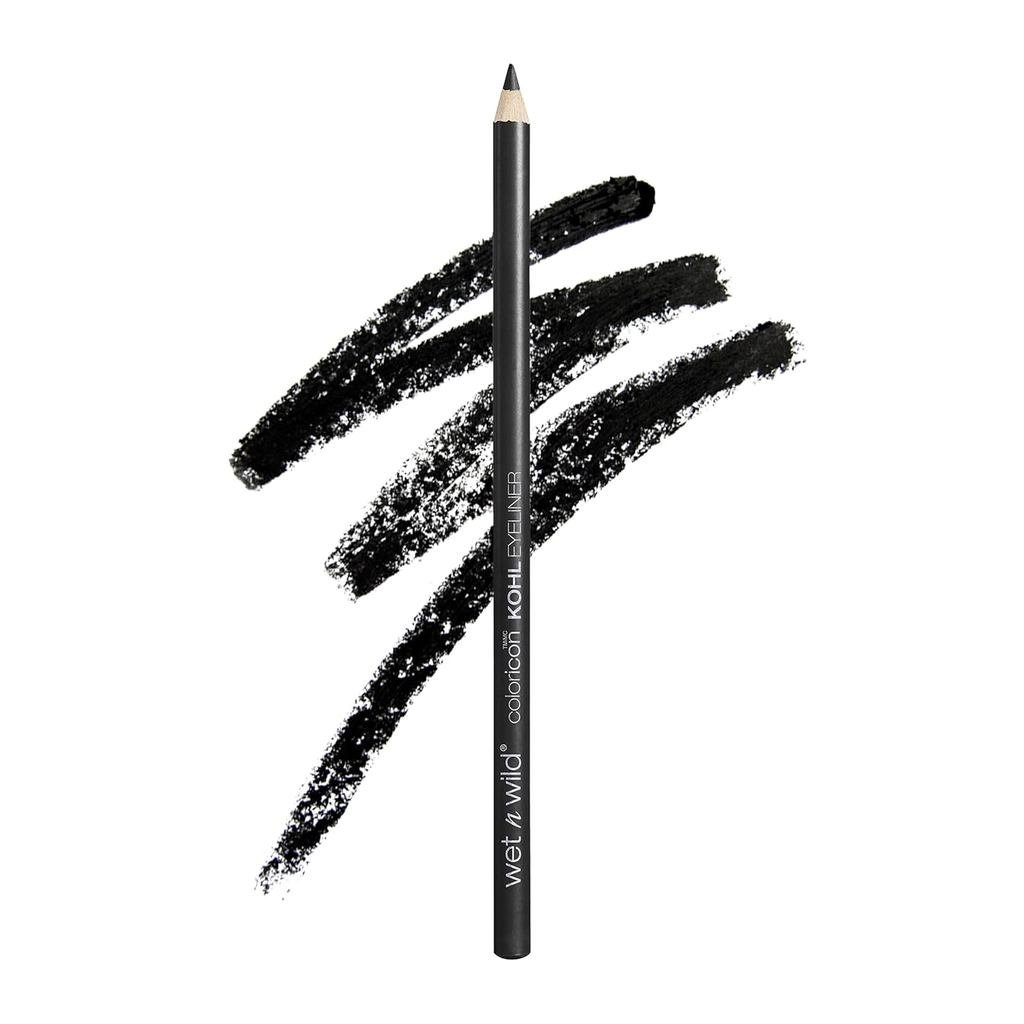 Wet n wild Color Icon Kohl Eyeliner Pencil - Rich Hyper-Pigmented Color, Smooth Creamy Application, 