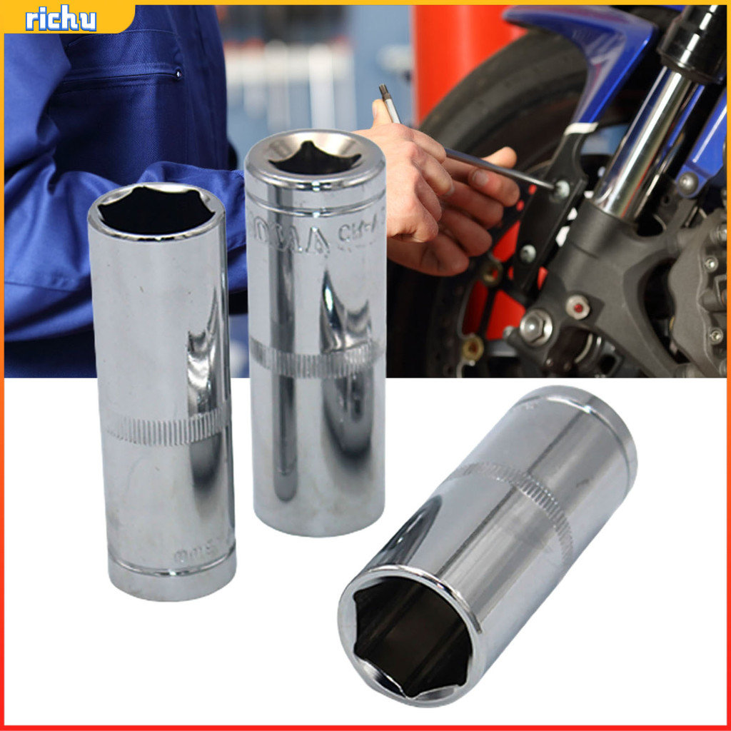 ฮาร์ดแวร์❤1/4inch Deep Socket 4-14mm Hex Nut Driver Wrench Car Repair Tool Accessories