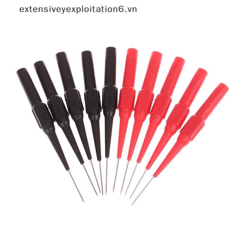 Exten มัลติมิเตอร์ปากกา Test Pin Test Probe วัด Clamp ทองแดง Test Lead Test Probes ปลั๊กมัลติมิเตอร์