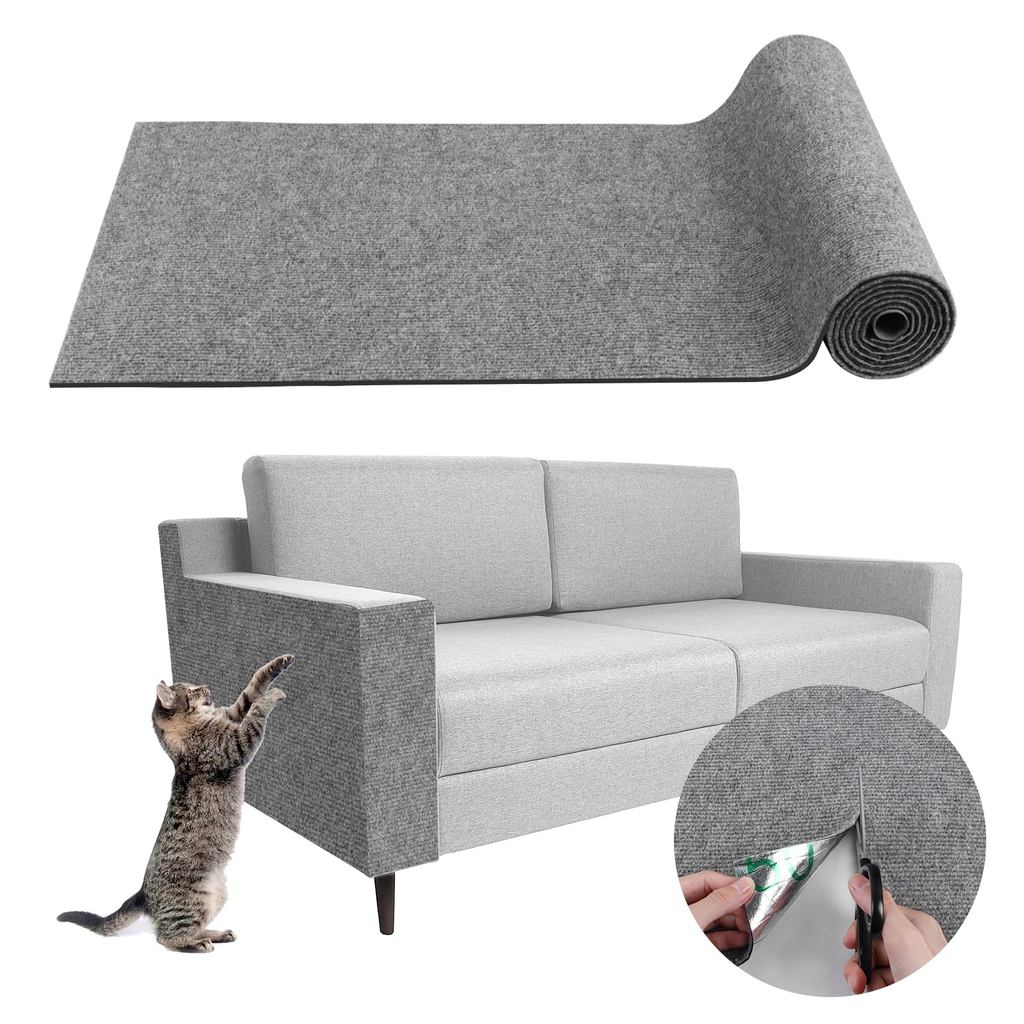 2 ชิ้นแพ็คสัตว์เลี้ยงแมว Scratch Pad Cat Scratch Board Non-Dandruff Multi-Function สติ๊กเกอร์ติดผนังโซฟา Protector
