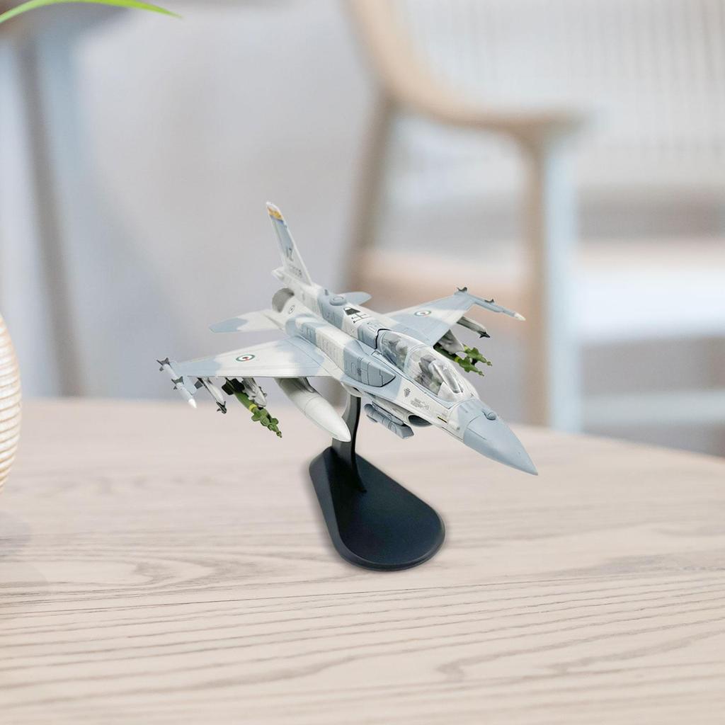 [svzfjuv] 1/72 Scale F-16F เครื่องบินรุ่นของเล่นโลหะผสมเครื่องบินรบรุ่นเครื่องบินสะสมสําหรับชั้นวางใ
