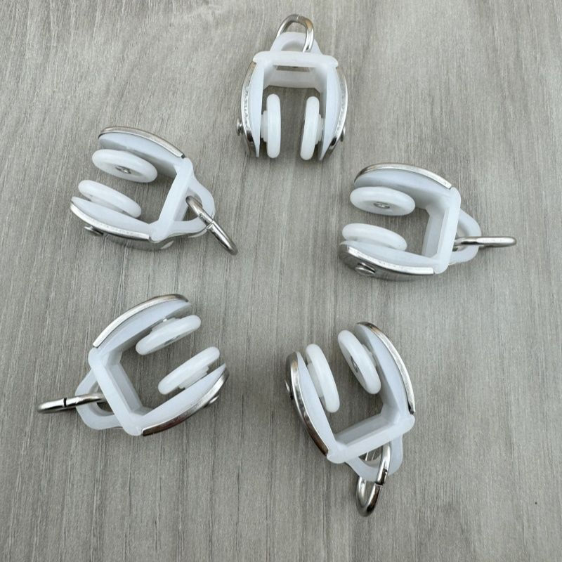 New Product#Old-style Aluminum Alloy Track Old-style Guide Rail8K Stainless Steel Large Curved Wheel