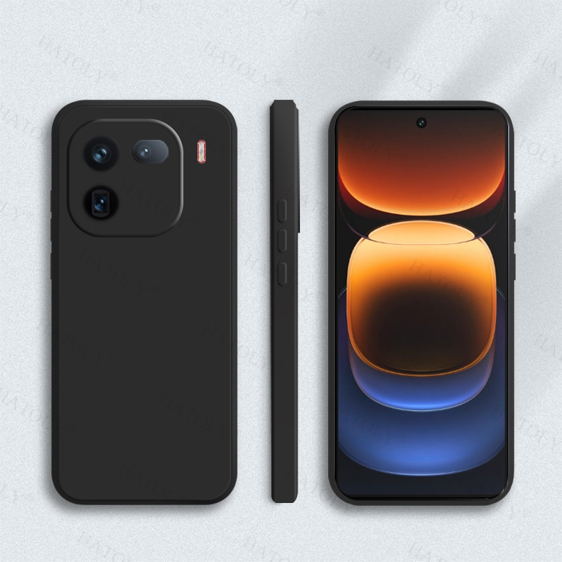 CASE VIVO IQOO 12 5G PREMIUM CASE SLIM MATTE CASE BLACK DOFF