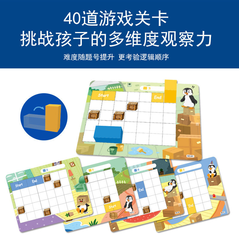 ที่ขายดีที่สุด Pinwheel เกมบนโต๊ะเด็ก จระเข้น้อยรักของเล่นอาบน้ํา Penguin Push Box Thinking Training