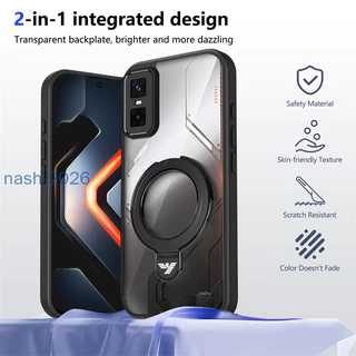 ปลอกสําหรับ Infinix GT 30 Pro GT 30Pro GT30Pro การปรับแต่งเคสโทรศัพท์กันกระแทก PC Frosted แหวนพนักพิงฝาครอบด้านหลัง