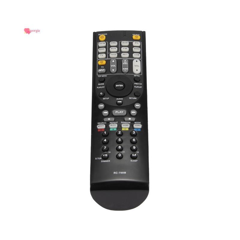 georg33 รีโมทคอนโทรลสําหรับ RC-799M HT-R391 HT-R558 HT-R590 HT-R591 HT-S5500 RC-834M RC-737M RC-812M