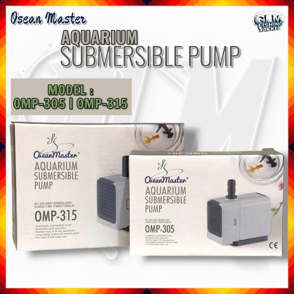 OSEAN MASTER OMP-305 315 AQUARIUM SUBMERSIBLE PUMP สําหรับ AQUARIUM