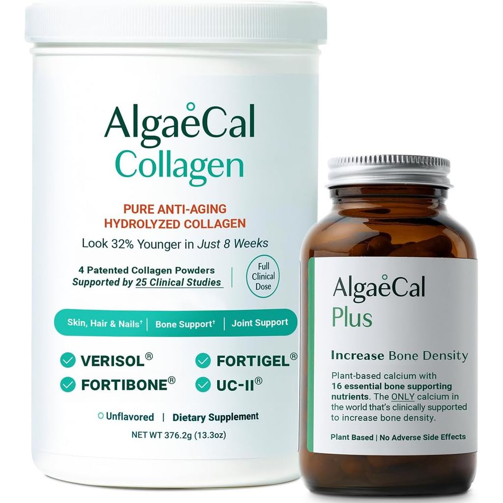 ALGAECAL Calcium & Collagen Bundle – คอลลาเจนไฮโดรไลซ์พร้อม Verisol รองรับทางคลินิก, Fortibone & For