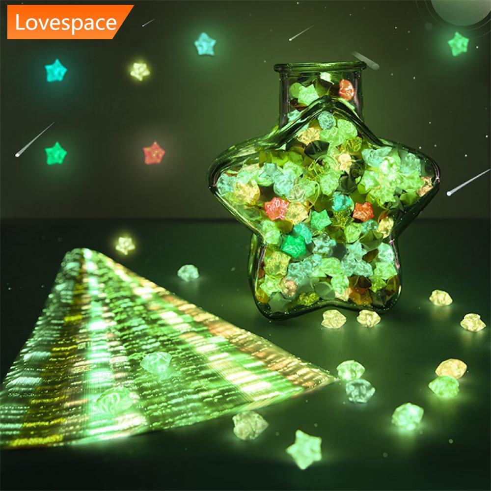 LS-STORE 210 แผ่น Luminous Origami ดาวกระดาษแถบ Lucky Star Decor พับกระดาษหัตถกรรมกระดาษ DIY ศิลปะหั