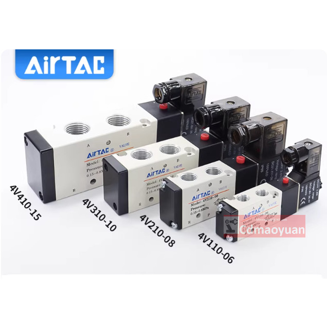 Airtac Solenoid วาล์วนิวเมติก 4V210-08-06 4V110-M5-06 4V310-08-10 4V410-15 Controller วาล์วย้อนกลับว