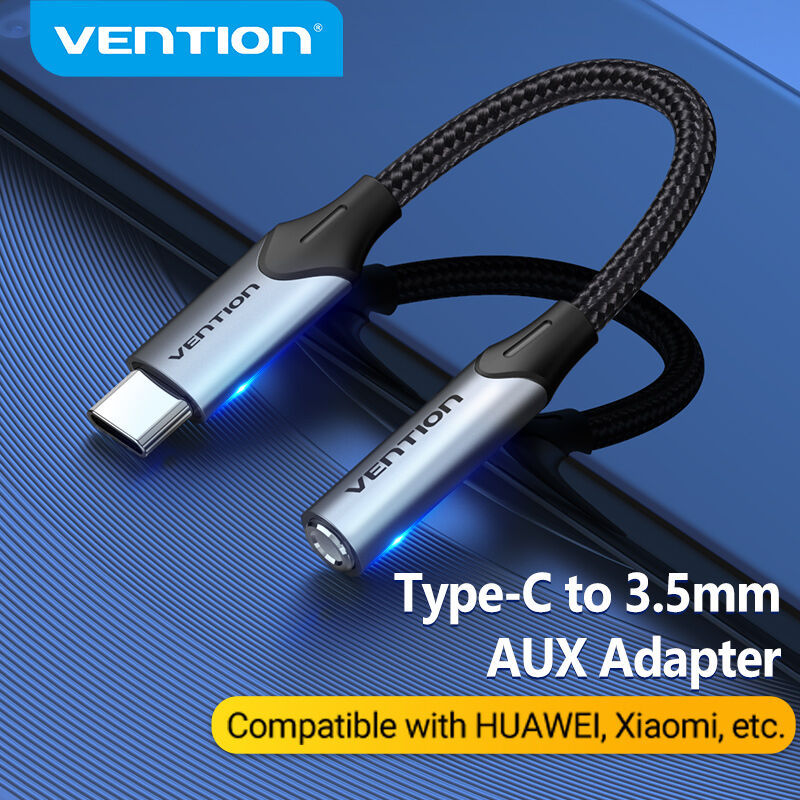Vention USB-C to 3.5mm อะแดปเตอร์ หูฟัง สำหรับ แล็ปท็อป มือถือ