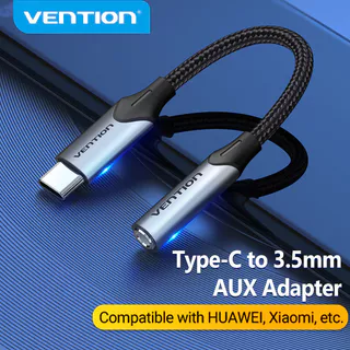 Vention USB-C to 3.5mm อะแดปเตอร์ หูฟัง สำหรับ แล็ปท็อป มือถือ
