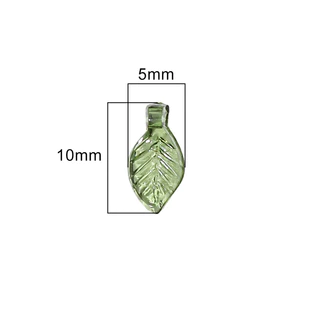อะคริลิค Mini Leaf 5-19 มม., 50 ชิ้น/ถุง สําหรับ DIY และของตกแต่ง