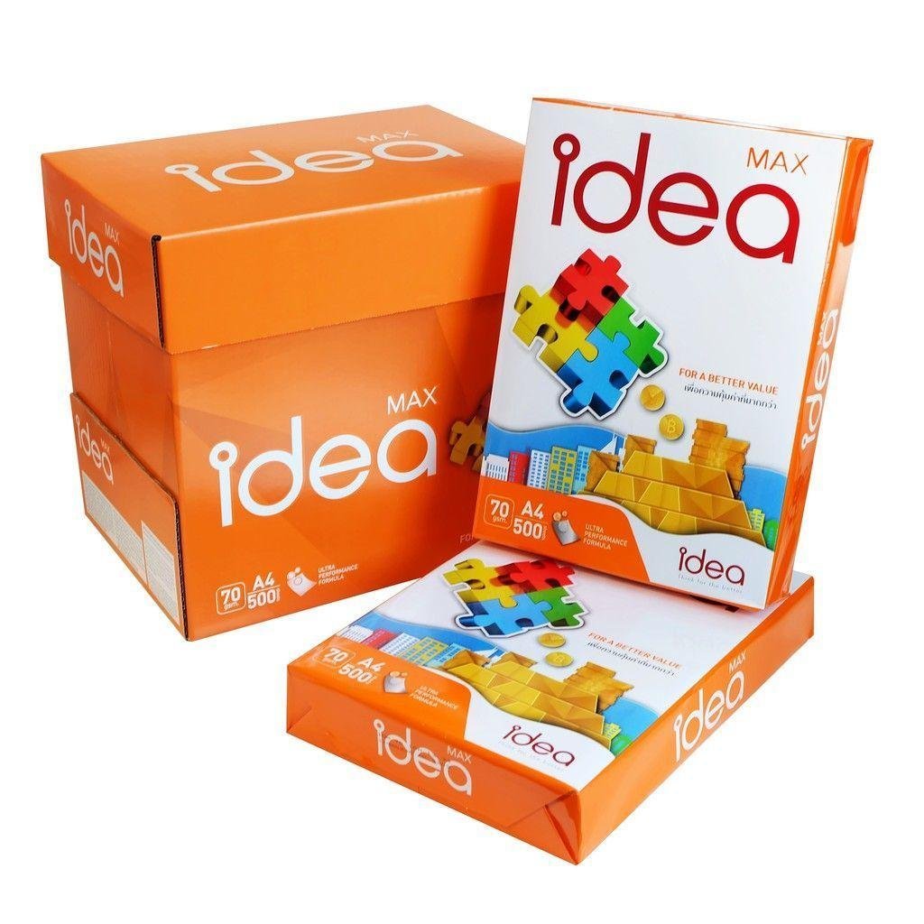 กระดาษถ่ายเอกสาร Idea A-4 ยกลัง จำกัด 1 ลัง/1ออเดอร์