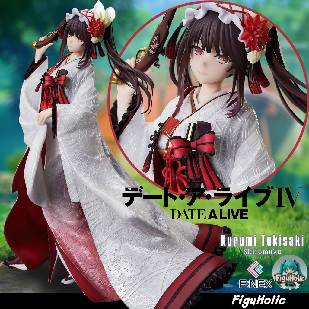 🎈 [Pre-order] Kurumi Tokisaki -Shiromuku- 1/7 Scale Figure - Date A Live Ⅳ - Furyu F NEX