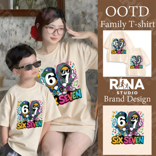 🔥พร้อมส่ง&COD🔥RINA STUDIO🔥 เสื้อยืดคอกลมแขนสั้น 100%ผ้าฝ้าย …