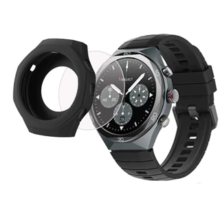 สําหรับKieslect AI Smartwatch Elite2 กรณีสมาร์ทนาฬิกาซิลิโคนกรอบกันชนป้องกันหน้าจอฟิล์มKieslect AI Smartwatch Elite 2 กรณี