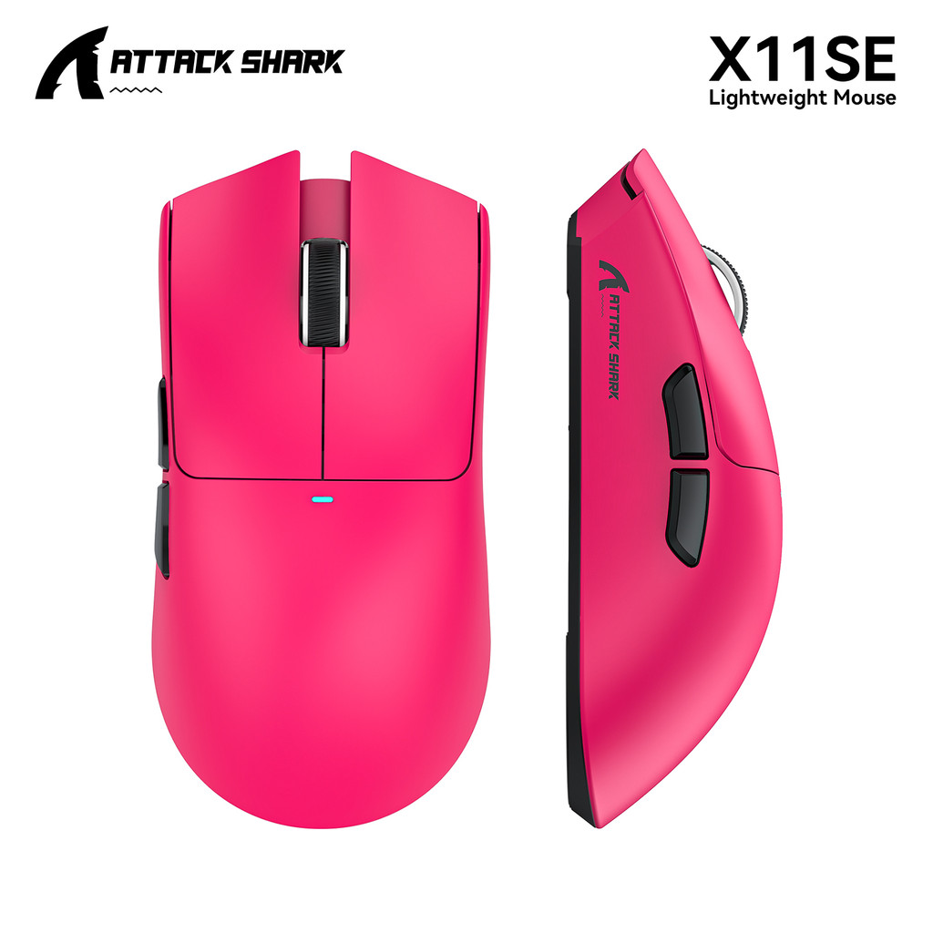 Attack Shark X11SE เมาส์สําหรับเล่นเกมบลูทูธไร้สายน้ําหนักเบา 3 โหมด Latency ต่ํา PAW3311 เซ็นเซอร์ 