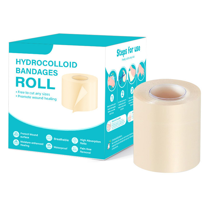 Hydrogel Dressing Roll วัสดุ Wound Care Dressing Patch Liquid ดูดซับน้ําเจลเปียก Healing Water Gel D