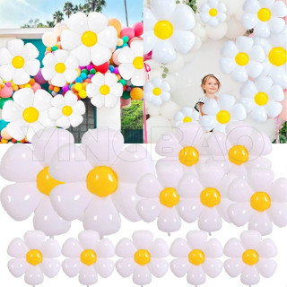 ลูกโป่งดอกไม้เดซี่สีขาวหลายขนาด, งานแต่งงานงานเลี้ยงวันเกิดข…