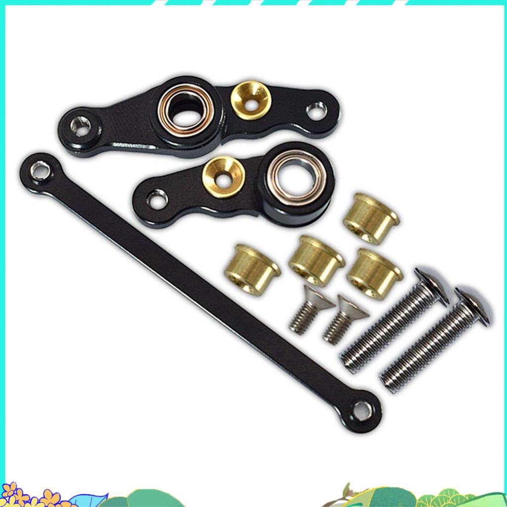 โลหะพวงมาลัยส่วนประกอบพวงมาลัยสําหรับ DF01 TA01 TA02 M1025 RC รถอัพเกรดอะไหล่อุปกรณ์เสริม,6