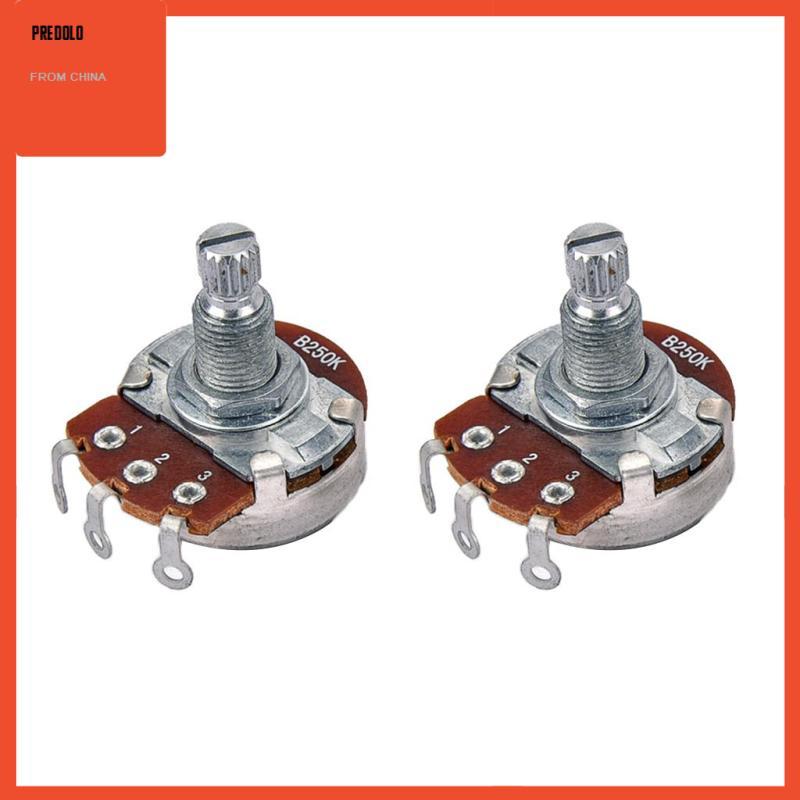 [Predolo] หม้อระดับเสียง B250K 2 ชิ้นสําหรับคนรักดนตรี 1.22x1.14x0.94 นิ้ว