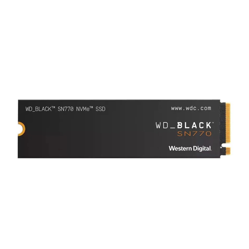 WD BLACK SN770 NVMe SSD M.2 1TB SSD (เอสเอสดี) WD BLACK SN770 - PCIe 4x4/NVMe M.2 2280 (WDS100T3X0E)