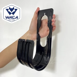 WACA ที่แขวนสายยาง ที่แขวนของอเนกประสงค์ ติดผนัง ตะขอแขวน ตะขอเก็บสายยาง (สีดำ) 1ชิ้น 518