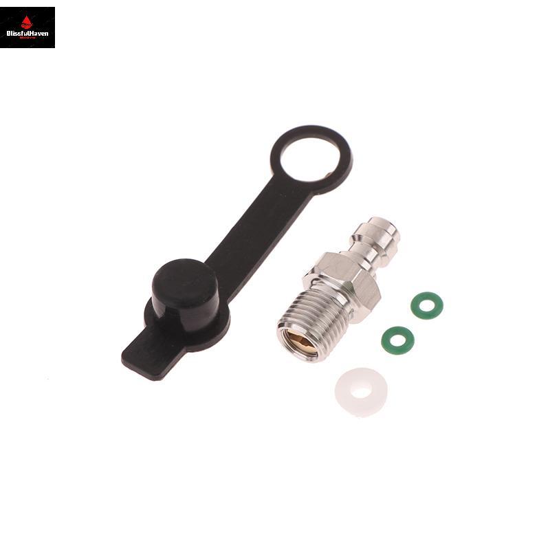 ขั้วต่อชาย 8 มม.ชายเกลียว Qui Connect วาล์ว PCP บรรจุวาล์ว M10x1 1/8NPT 1/8BSPP สําหรับปั๊มแรงดันสูง