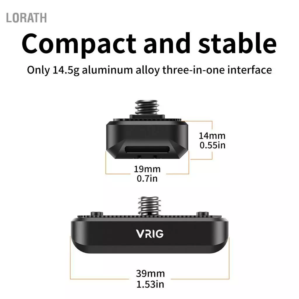 Lorath VRIG AC19 อะแดปเตอร์ฐานแม่เหล็ก 3in1 สำหรับ Insta360 X4 thumbnail 9
