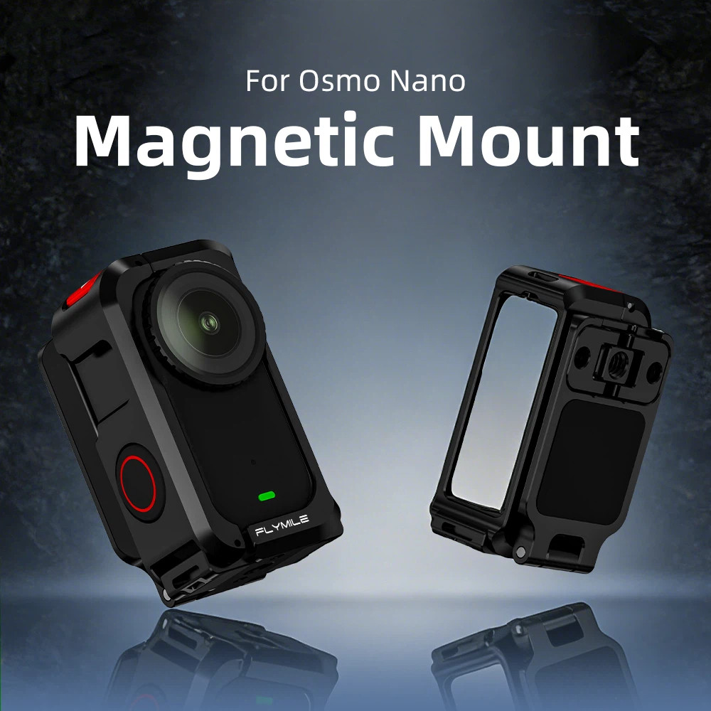สําหรับ DJI Osmo Nano กรงกระต่ายโลหะกล้องกีฬาวงเล็บขยายแม่เหล็ก Nano อุปกรณ์เสริมกรอบป้องกัน