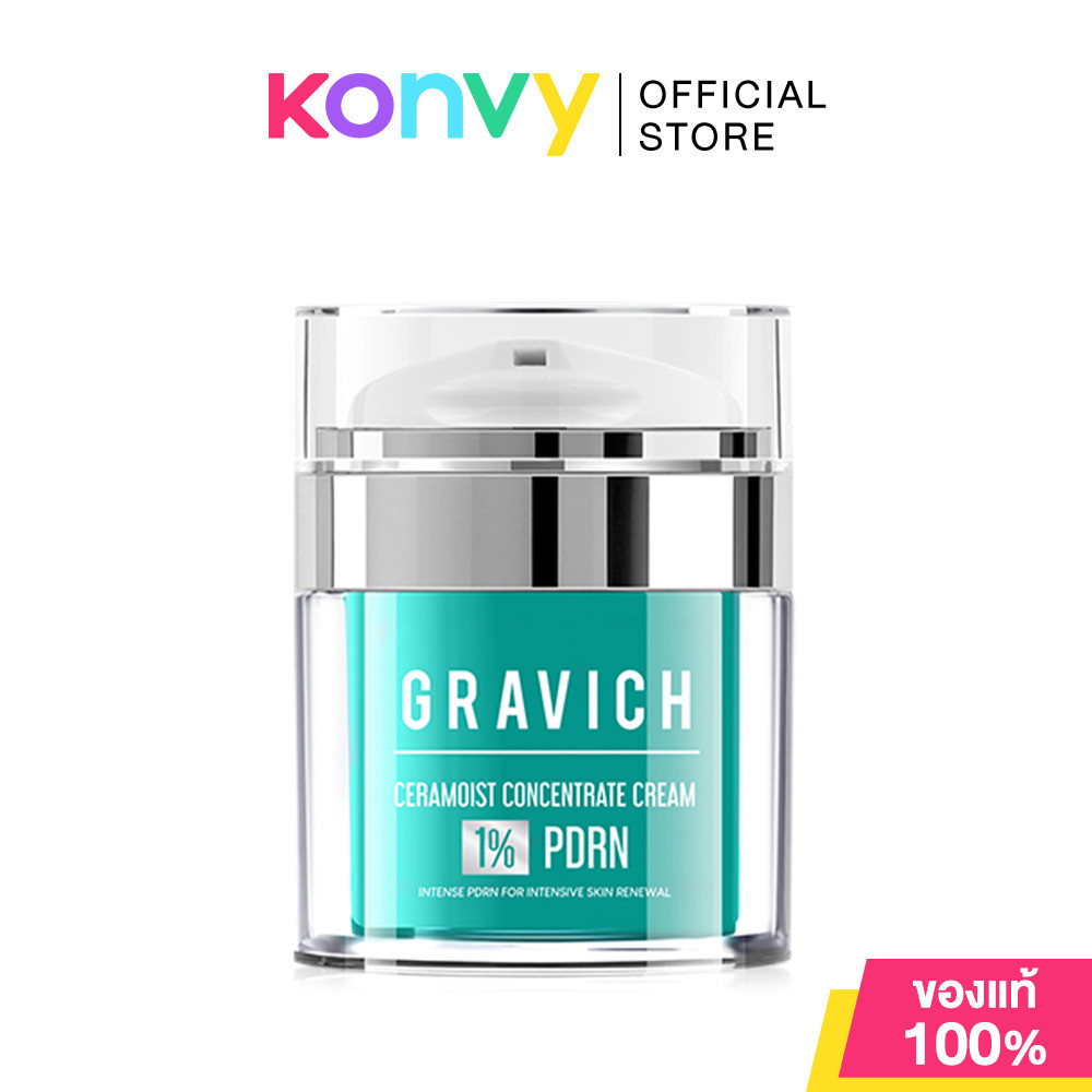 GRAVICH PDRN Ceramoist 8 HYA Intensive Cream 50ml มอยส์ PDRN กราวิช มอบผิวฉ่ำน้ำ ฟื้นผิวแข็งแรง.