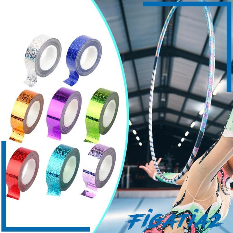 [Figatia2] เทปวงกลมสำหรับยิมนาสติก ขนาด 0.59 inch x 5 เมตร / 16.4 ฟุต มีลายระยิบระยับ
