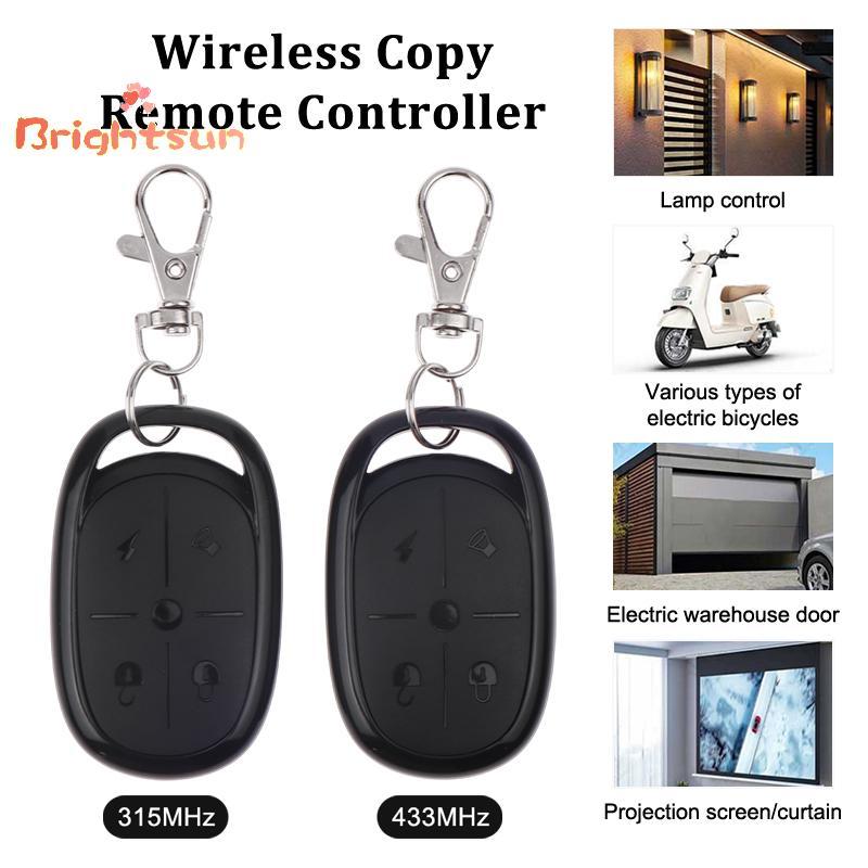 [BT-t] 315/433MHz รีโมทคอนโทรลสําเนาสี่คีย์ Universal Wireless Copy รีโมทคอนโทรลสําหรับยานพาหนะไฟฟ้าประตูโรงรถประตูไฟฟ้าใหม่