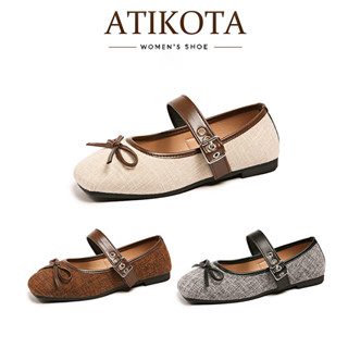 Atikota รองเท้าแตะสตรีที่ทันสมัย ดูหรูหรา เหมาะกับการใส่หลาก…