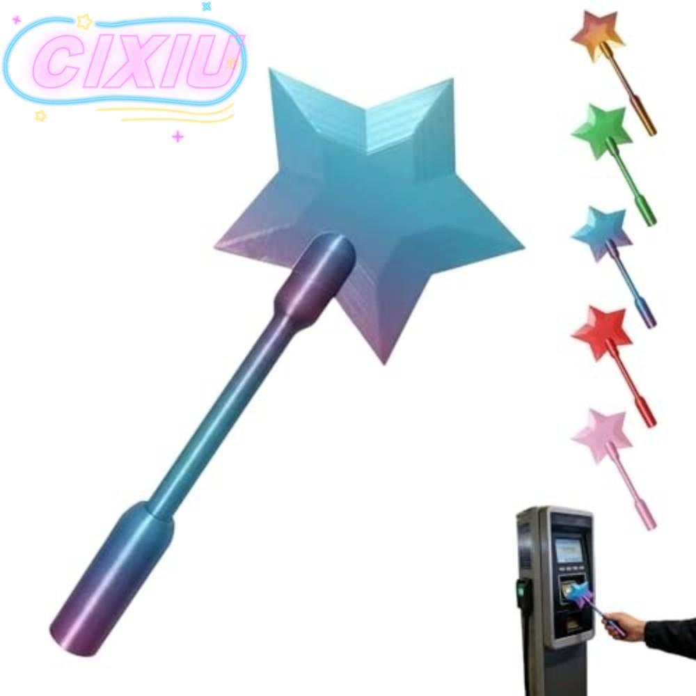 CIXIU Star Wand Tap To Pay,ผู้ถือบัตรเครดิตStar Magic Wand Contactless Payment Card Holder,ของขวัญแบบพกพาพิมพ์ไม้กายสิทธิ์การชําระเงินบัตรเครดิต