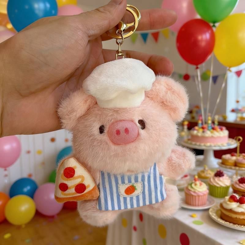 Piggy Doll Adorable Pet Doll Doll Plush Toys Palm Birthday Gift Backpack Pendant cIST