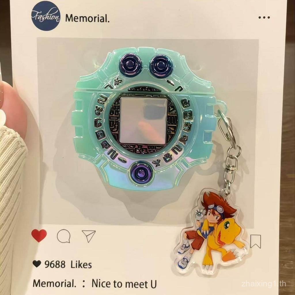 การ์ตูนการ์ตูน Digimon Luminous Storm Machine airpods4 เคสป้องกัน airpod3 หูฟัง pro เหมาะสําหรับ App