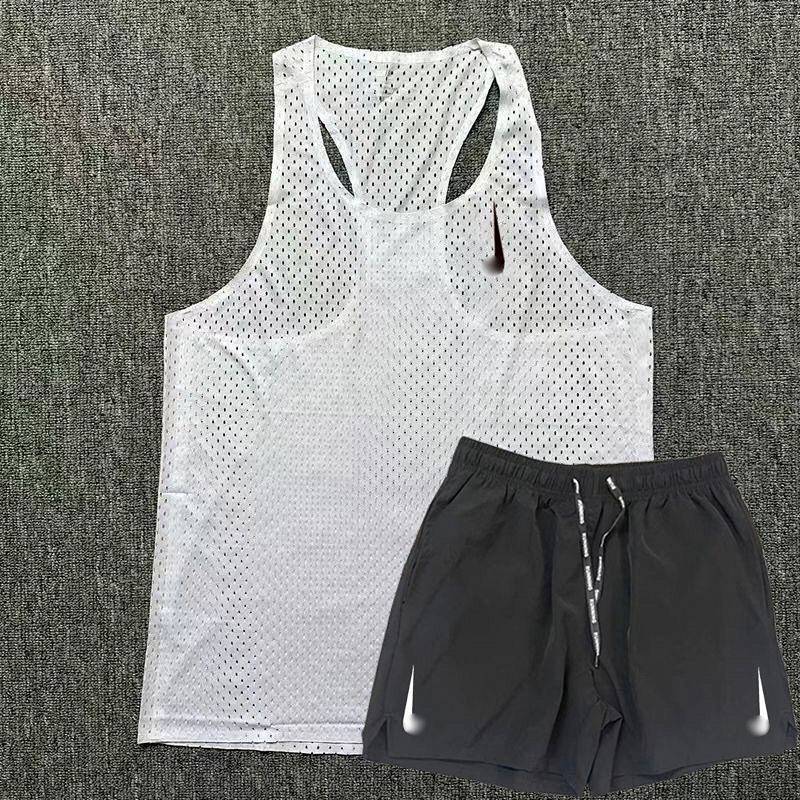 Basketball Sleeveless Track and Field Quick-Drying Summer a Set of Training Racing Clothes Glue Lase