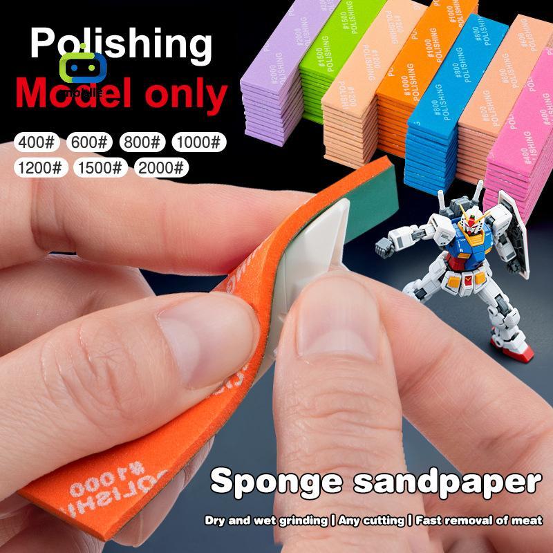 [maygood] 9 ชิ้นสําหรับการประกอบรุ่น Build Tools Hobby DIY MS-E400~1200 Semi-rigid Sanding Stis Plas