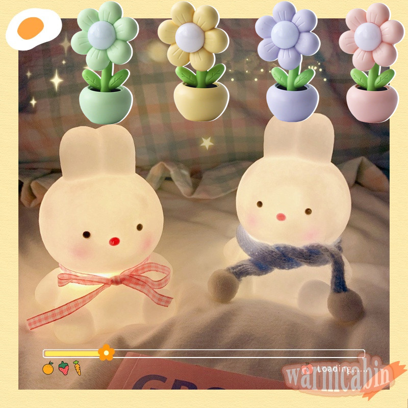 🐇ไฟกลางคืน🐇LED ของขวัญวันเกิด กระต่าย น่ารัก ตกแต่งห้องนอนโคมไฟ
