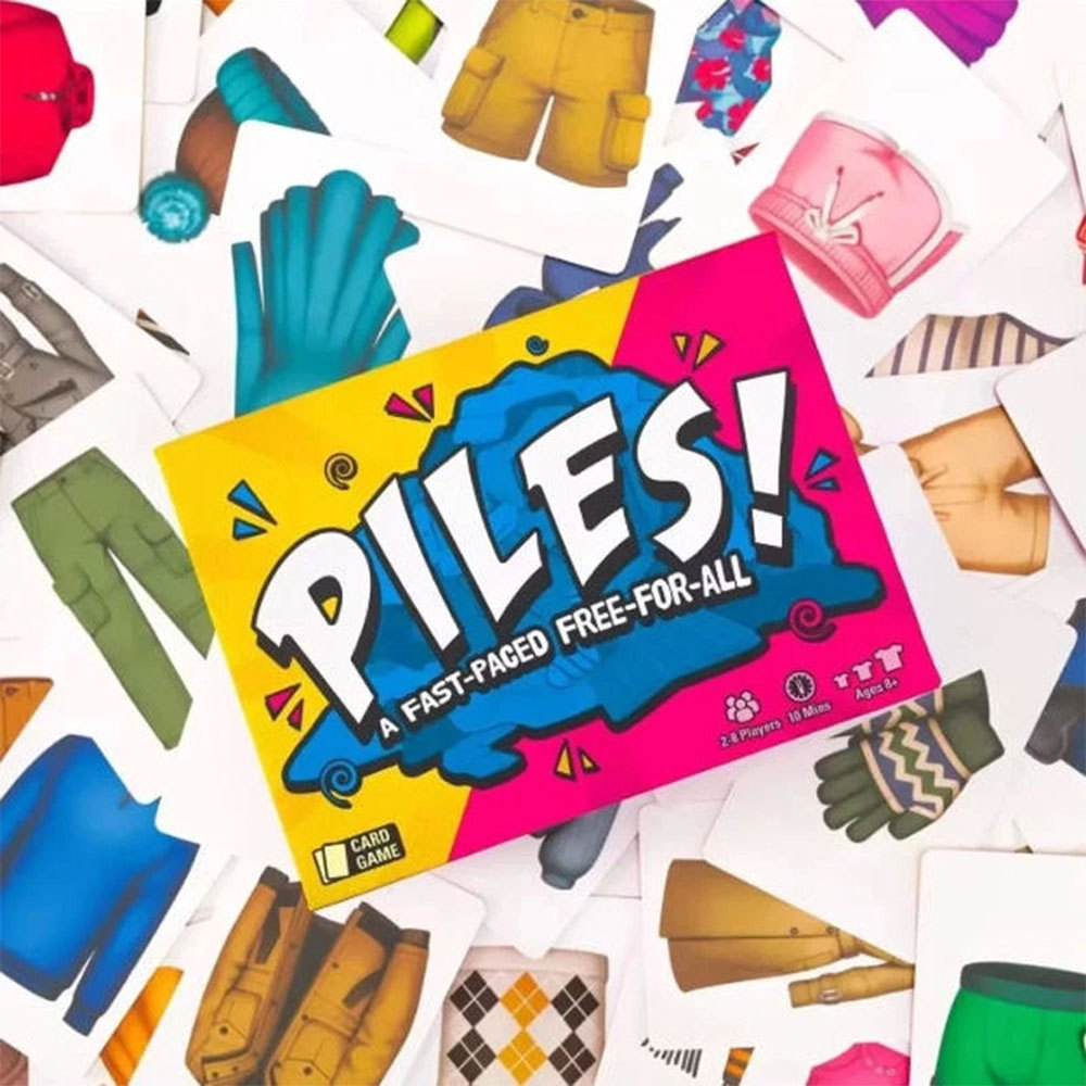 Piles - Fast Paced Card Game Board Game Friendly Spot