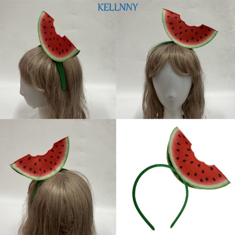 Kellnny Tropical Fruit Watermelon Headband อุปกรณ์เสริมสําหรับกิจกรรมฤดูร้อนและเต้นรําแสดง