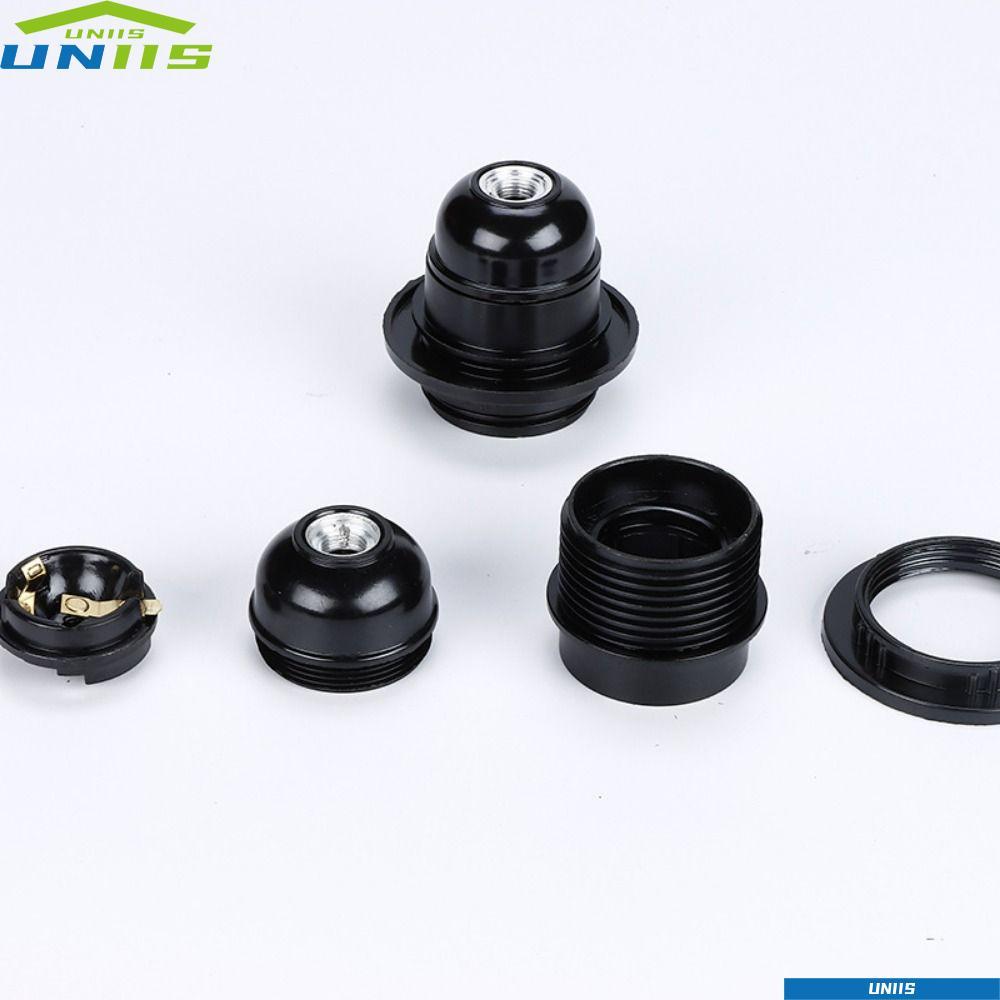 UNIIS โคมไฟเกลียวหัวอุปกรณ์ไฟอุปกรณ์เสริมโคมไฟ E27 E14 โคมไฟตั้งโต๊ะ