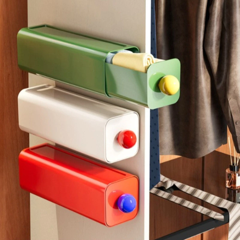 ลิ้นชักพลาสติกติดผนัง Wall Mount ใช้ได้ทั้งโต๊ะทำงาน/ห้องนอน/ตู้เสื้อผ้า จัดเก็บอุปกรณ์ได้ ทนทาน 3 สีให้เลือก