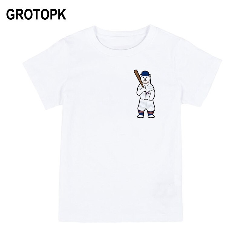 COD新款2019 Polar Power T เสื้อผู้ชาย Harajuku Casual ผ้าฝ้ายเสื้อยืดตลก T เสื้อหมีพิมพ์ Tee เสื้อ Hom