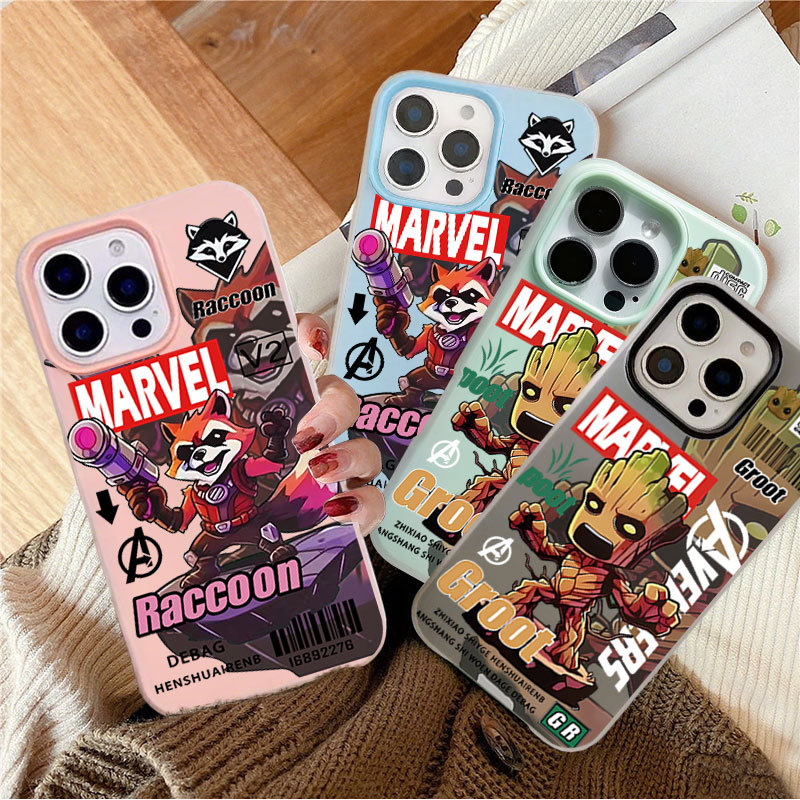 Rocket Raccoon MacaronสีสําหรับOPPO A6 Pro A6X A6 A5X A5 Pro A3X A60 A18 A38 A78 A58 A57 2022 A17 A1