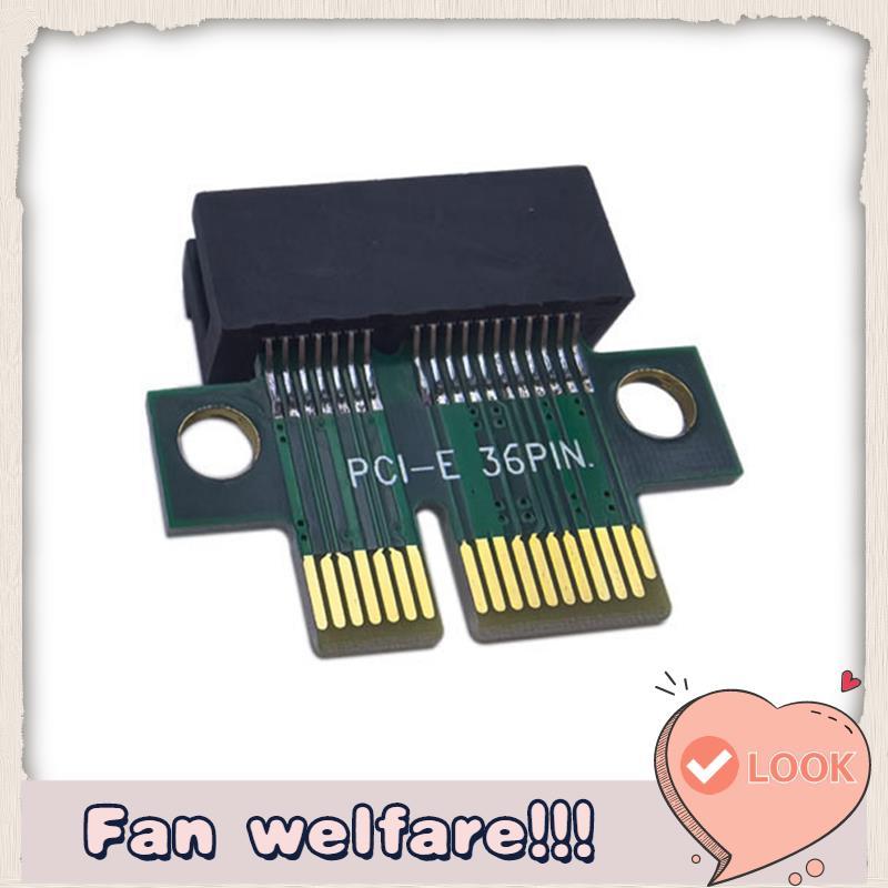 อะแดปเตอร์การ์ดไรเซอร์ PCI-E 1X สําหรับเซิร์ฟเวอร์คอมพิวเตอร์ PCI-E 1X การ์ดป้องกันแบบขยาย