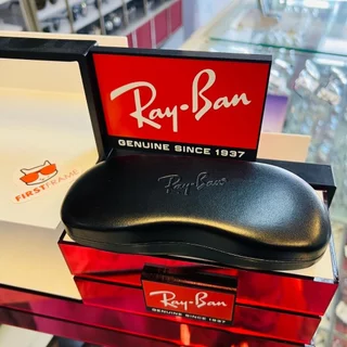 ของแท้ กล่องใส่แว่นสายตา RAYBAN Case - BLACK มีสองขนาดให้เลือก
