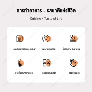 หม้อหุงข้าวอุ่นทิพย์ 2.0 ลิตร หม้อหุงข้าว กำลังไฟ 400 วัตต์ เคลือบหม้อด้านใน เคลือบโพลีฟลอน รับประกัน 3 ปี Rice cooker